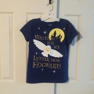 Harry Potter Girls Navy Blue Graphic T-Shirt